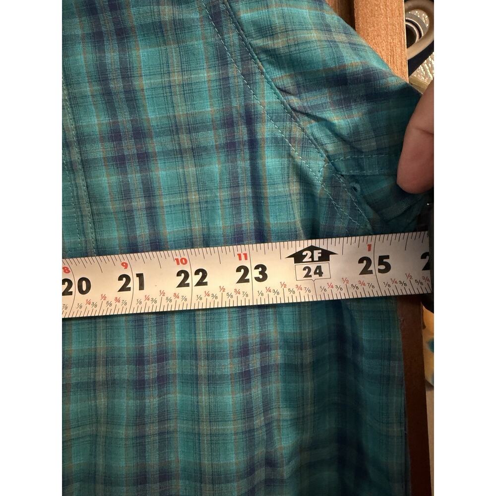Ariat Blue Pro Series plaid Button down Long sleeve Mens Sz XL Cowboy Western - Picture 7 of 8